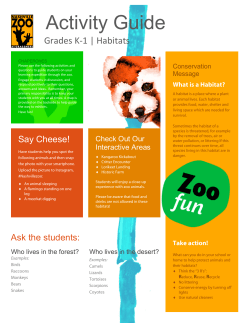 Activity Guide - Nashville Zoo