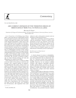 Are current critiques of the theropod origin of birds