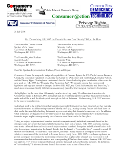 Do not bring HR 3997, the Financial Services
