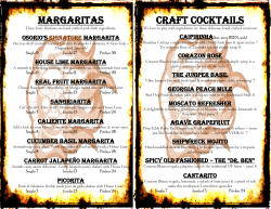 Drink Menu - Osorio`s Latin Fusion