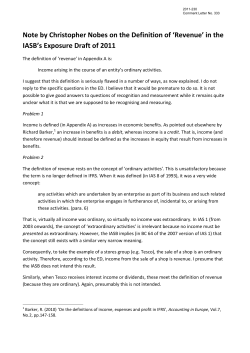 Note by Christopher Nobes on the Definition of