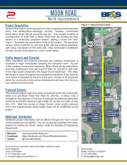MOON ROAD - Town of Plainfield