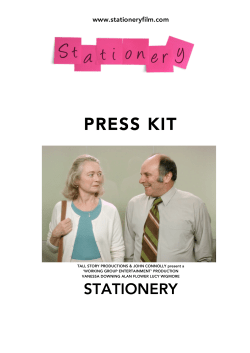 press kit - Stationery