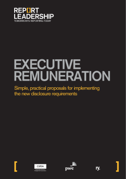 executive remuneration