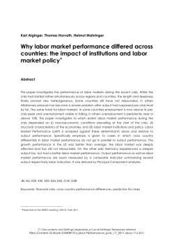 Karl Aiginger, Thomas Horvath, Helmut Mahringer