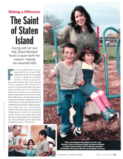 The Saint of Staten Island - The Global Medical Relief Fund