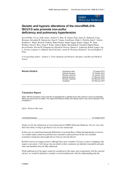 Genetic and hypoxic alterations of the microRNA-210