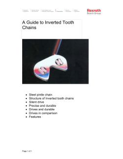 A Guide to Inverted Tooth Chains