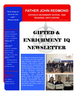 Newsletter winter 2014-15