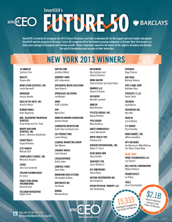 new York 2013 winners