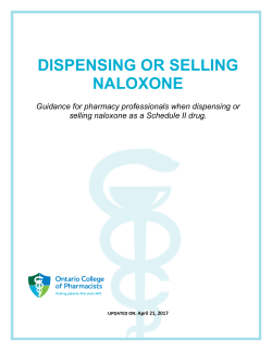 John Doe - Ontario College of Pharmacists