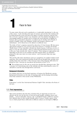 - Cambridge University Press