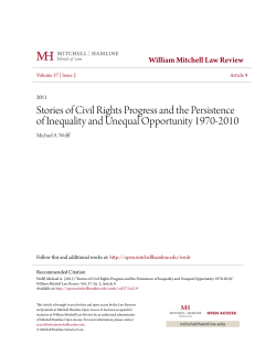 Stories of Civil Rights Progress and the Persistence of Inequality
