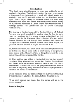 Introduction - Knowsley Council