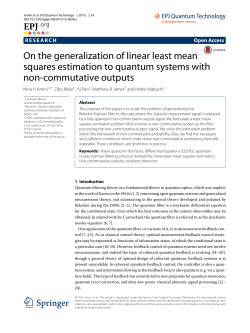 On the generalization of linear least mean squares estimation to