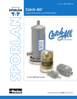 Catch-All&reg; - Sporlan Online