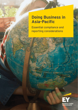 Doing Business in Asia-Pacific
