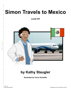 Simon Travels to Mexico Book