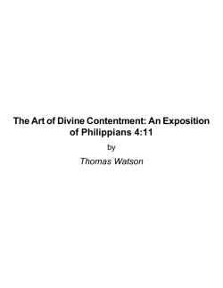 The Art of Divine Contentment - Grace