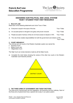 2016JAN5 Year 7 WA Curriculum Student Post