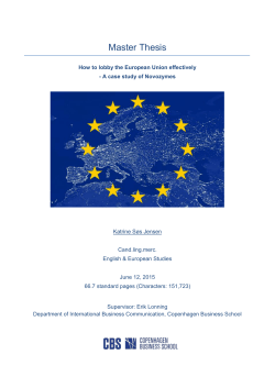 Master Thesis - StudentTheses@CBS