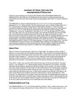 NoBottomsMold instructions