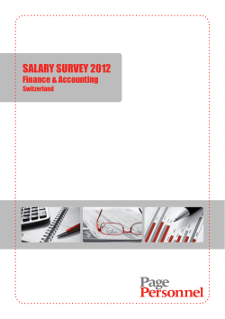 salary survey 2012