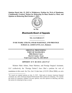 Fourteenth Court of Appeals