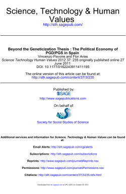 Beyond the Geneticization Thesis