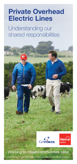 Private Overhead Electric Lines