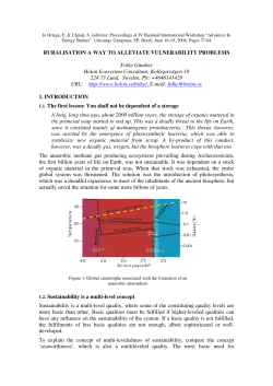 RURALISATION A WAY TO ALLEVIATE