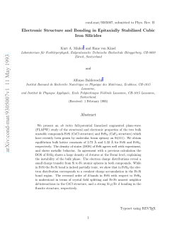 Electronic Structure and Bonding in Epitaxially Stabilized Cubic Iron