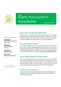 September - Kerry Association