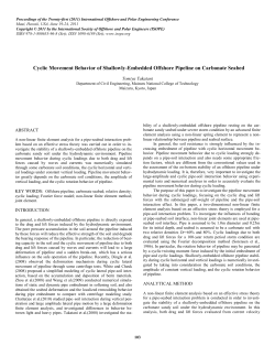 Cyclic Movement Behavior of Shallowly-Embedded