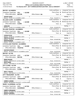 Date: 02/02/17 Time: 02:17 PM MADISON COUNTY e_bltls1 v