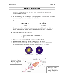 review of isomers
