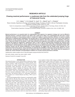 Chasing maximal performance: a cautionary tale from the celebrated