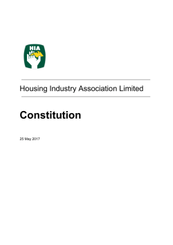 HIA Constitution