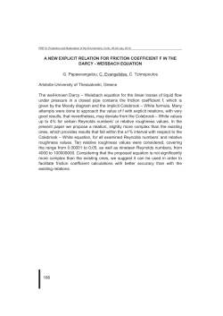 A new explicit equation for the friction coefficient in the Darcy