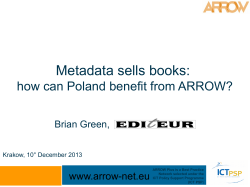 Metadata sells books - SAiW Copyright Polska