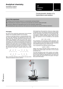 Analytical chemistry