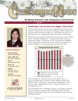 June, 2012 - Challenger School