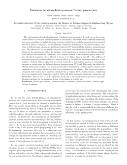 Ionization in atmospheric-pressure Helium plasma