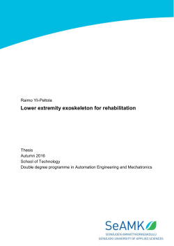 Lower extremity exoskeleton for rehabilitation