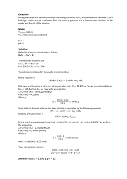 Question Given Solution Answer: m(Br2