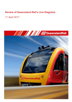 Queensland Rail - April 2017 Line Diagram Change Report