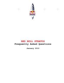 red bull stratos - Sage Cheshire Aerospace