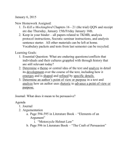 Determine an author`s point of view or purpose