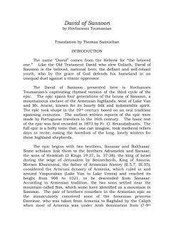 David of Sassoon - Arak-29