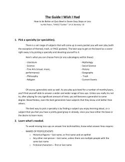 The Guide I Wish I Had